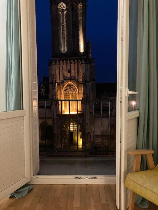 Appart 90M2 Lumineux, Centre, Vue Eglise Penchee Caen Exterior photo