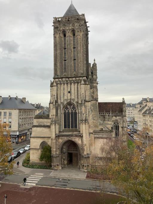 Appart 90M2 Lumineux, Centre, Vue Eglise Penchee Caen Exterior photo